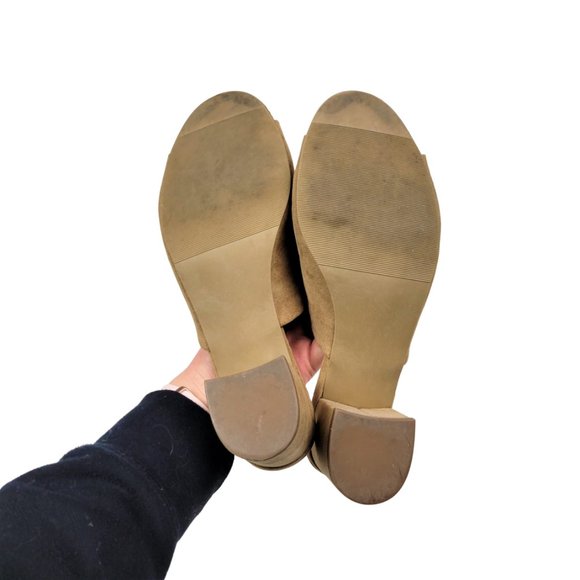 (Up To 50% Off SALE) George Cute Heeled Mule Slip On Sandals - Picture 4 of 4